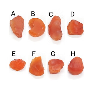 AAA+ Natural Carnelian Raw Rough Stone: Orange Gemstone for Jewelry