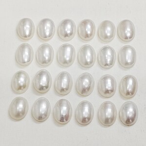 Natural Freshwater Loose Pearl, Freshwater Pearl Oval Shape, White Freshwater Pearl Calibrated Size, Genuine Freshwater Pearl For Jewelry image 4