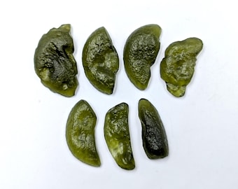Raw Moldavite Crystal Stone: Czech Republic Gemstone