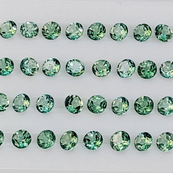 Green Topaz Gemstone Cut, Coated Topaz Round Cut, Green Topaz Faceted Stone, Coated Green Topaz Loose Gemstone, Gemstone For Jewelry Making