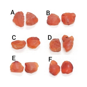 AAA+ Carnelian Raw Rough Stone: Authentic Orange Gemstone for Jewelry