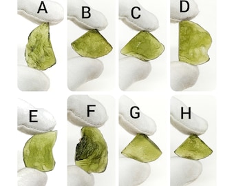 Natural Moldavite Raw Rough Stone, Czech Republic Authentic Moldavite Gemstone, Genuine Moldavite Raw Crystal Stone, Moldavite For Jewelry