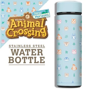 Animal Crossing Water Bottle Stainless Steel Insulated 48 | Etsy