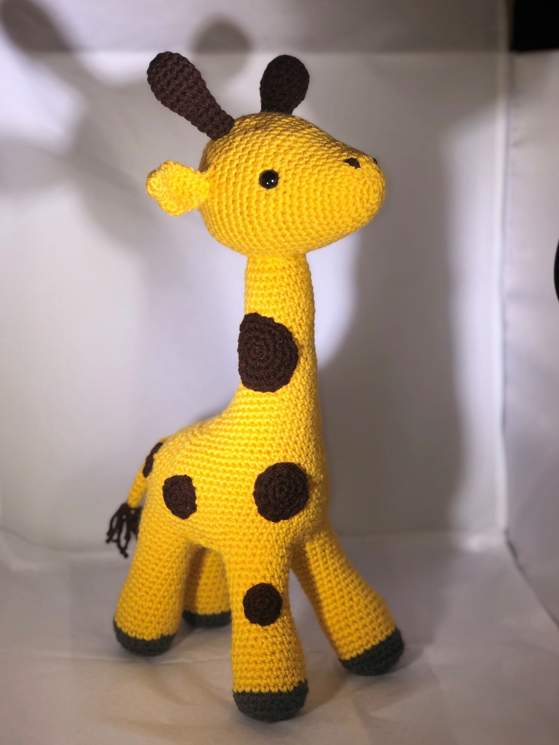 Crocheted Giraffe Stuffed Animal Etsy