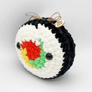 Handmade with Love: Crochet Sushi Roll – A Yarny Delight!