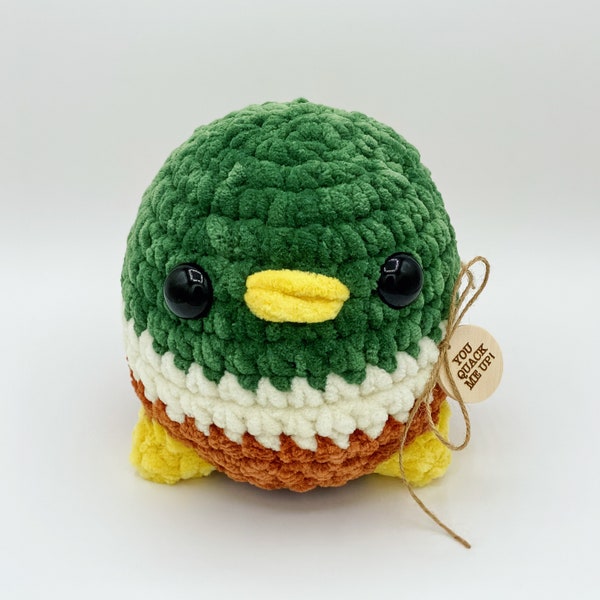 Handmade Crochet Duck - A Whimsical and Playful Creation That Makes a Great Gift for All Ages!