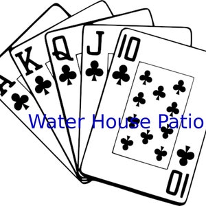 Clubes Royal Flush SVG, PNG, PDF