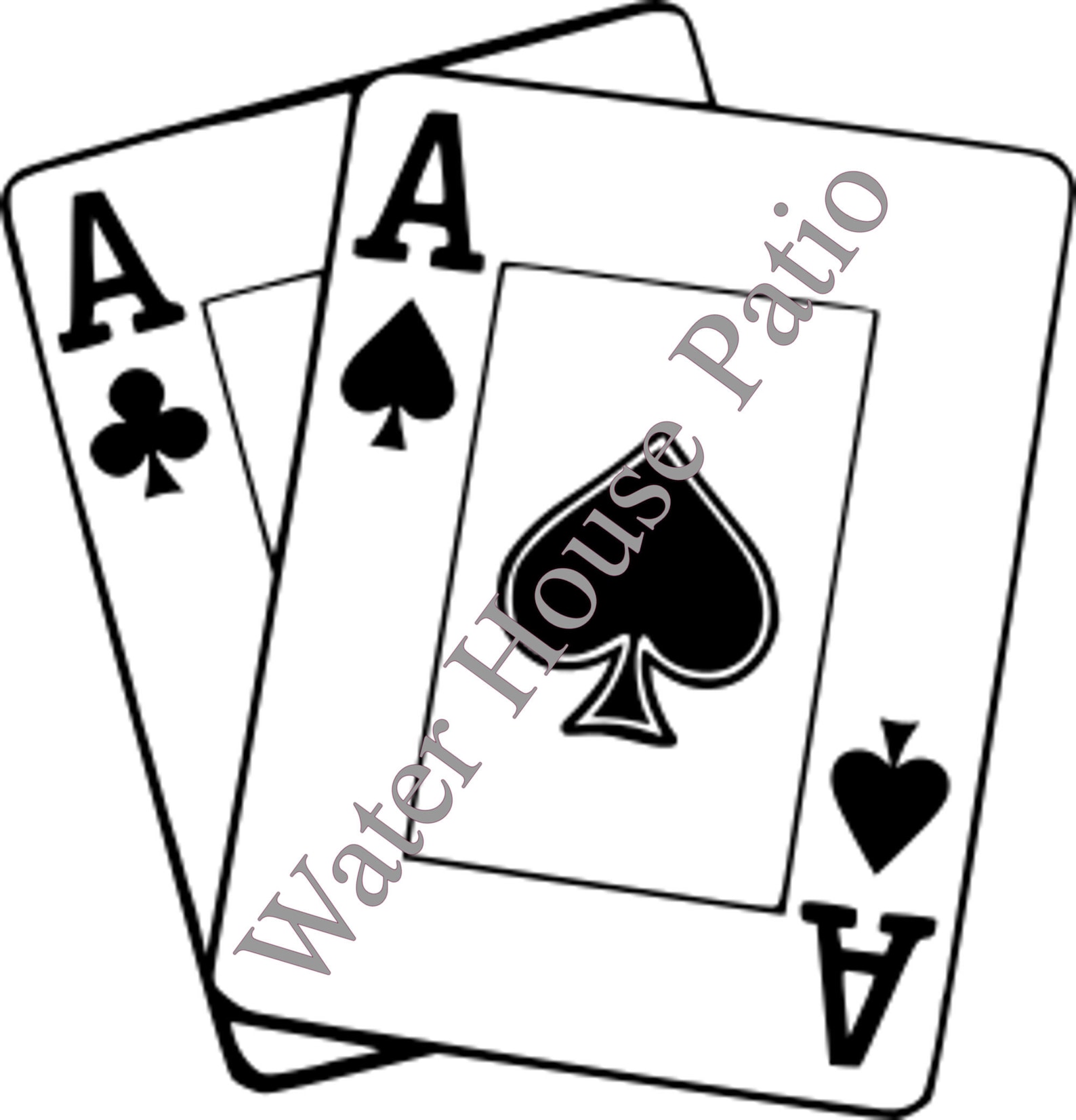Pocket Aces SVG, PNG, PDF club and Spade Etsy