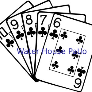 Straight Flush Keulen SVG, PNG, PDF