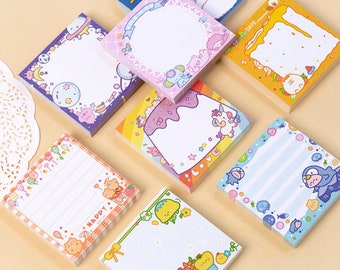 17 Large Kawaii Memo Sheets