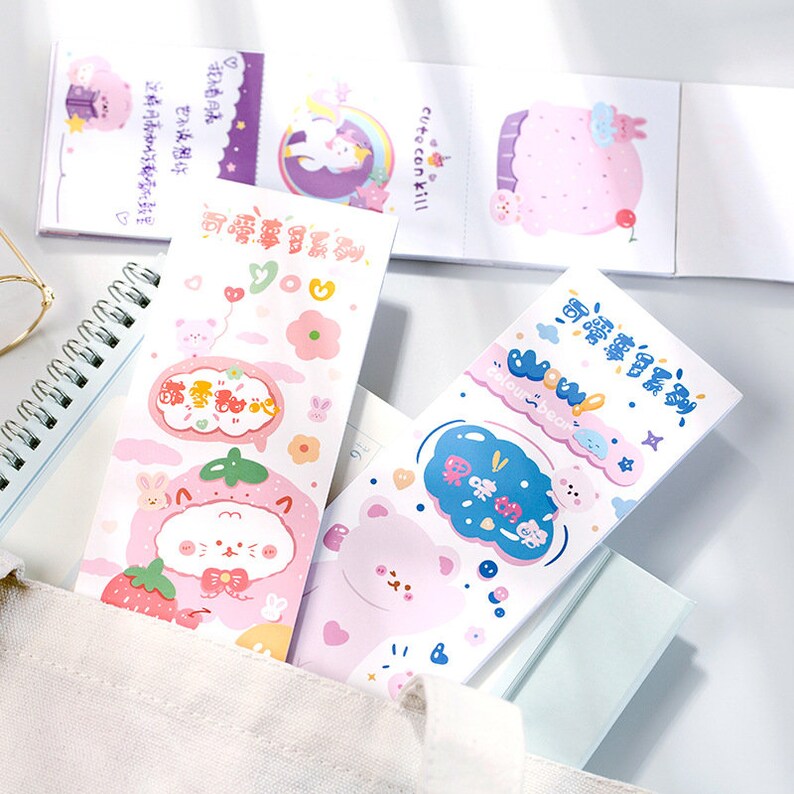 90 PCS 30 Pages Cute Memo Pad Kawaii memo Note paper Etsy