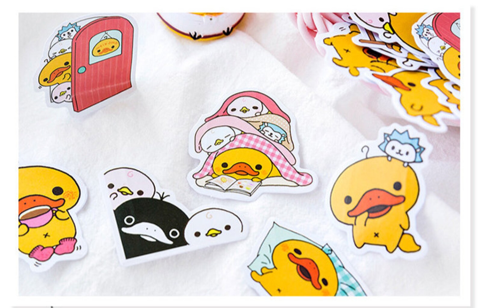 45 pcs Yellow Duck Stickers Kawaii sticker Sticker flakes Etsy