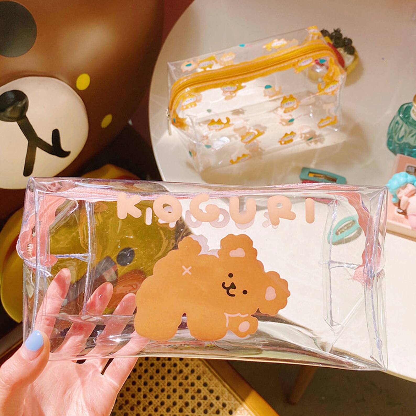 kawaii clear backpack