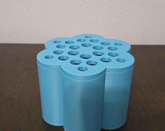 Flower Crochet Hook Holder | 3D Printed 24-Hole Organizer