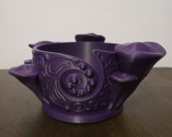 Whimsical Mushroom Yarn Bowl – 3D Printed Crochet & Knitting Bowl