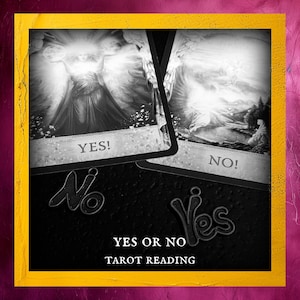 Ja oder Nein Frage - Tarot-Lesung / Intuitives Lesen / Liebe / Beziehungen / Geld / Karriere / Am Gleichen Tag
