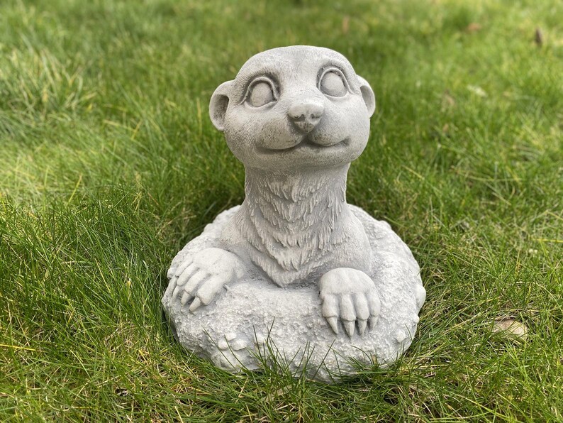 marmot statue groundhog statue gopher statue gopher garden statue groundhog gopher figurine groundhog concrete ornament statue animal statue