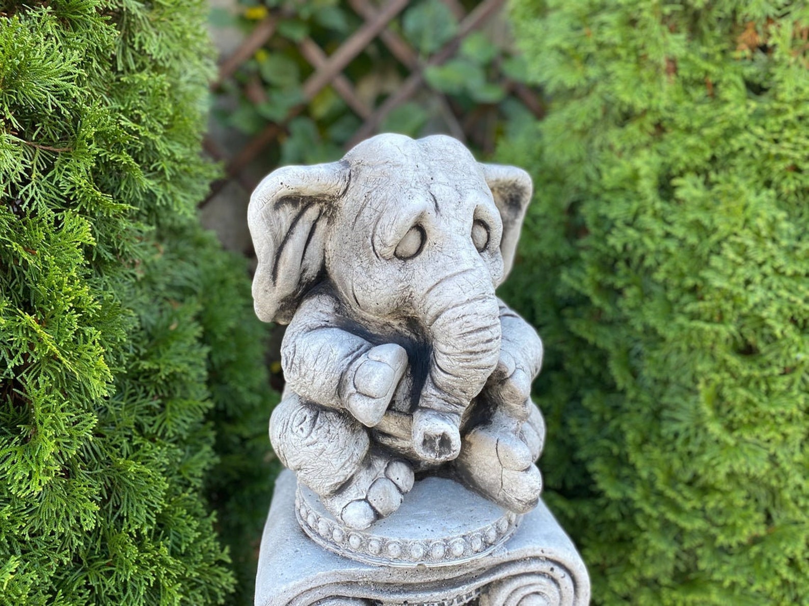 Baby elephant statue elephant figurine elephant statue Etsy