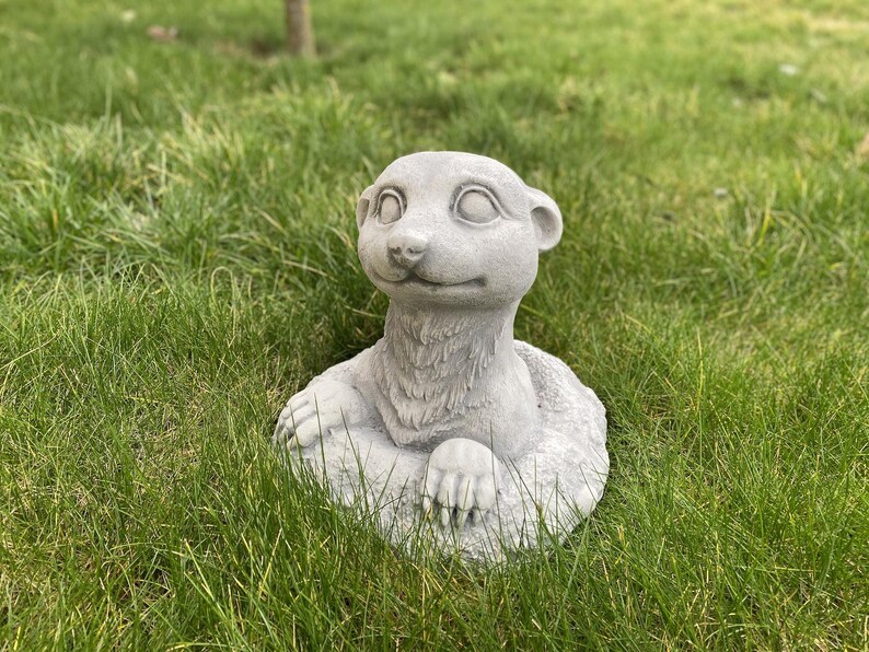 marmot statue groundhog statue gopher statue gopher garden statue groundhog gopher figurine groundhog concrete ornament statue animal statue