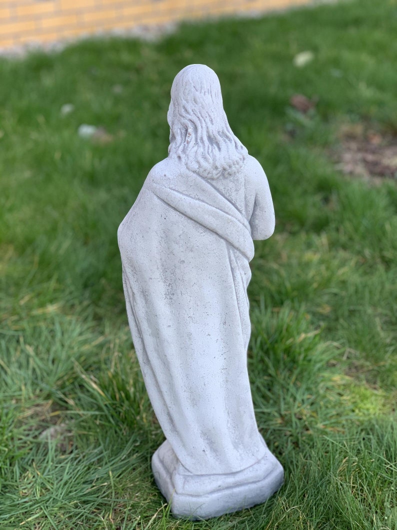 Holy Father Jesus Statue Concrete Statue Of Jesus Statue For Etsy