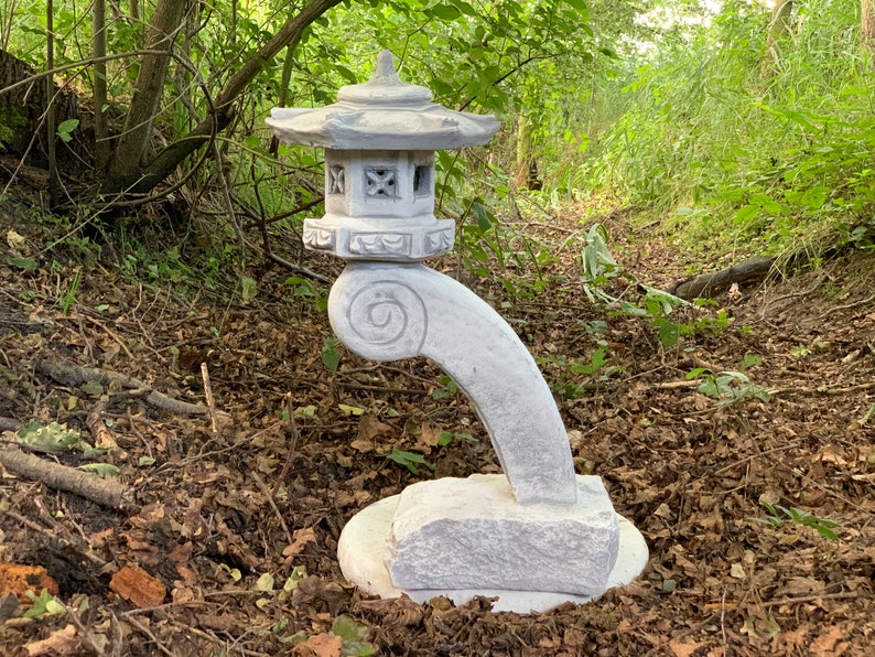 Concrete Pagoda Garden Ornament Statue Hand Cast Stone Etsy