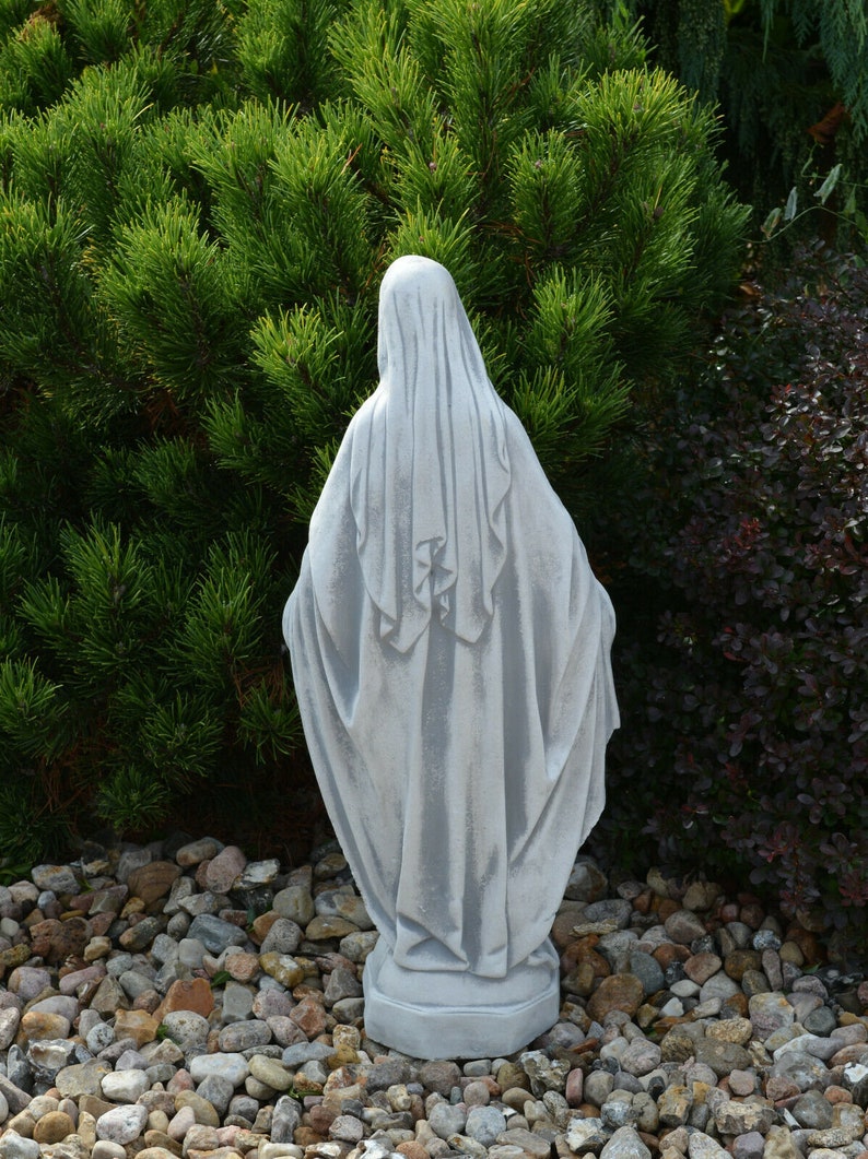 Religious Decoration Concrete Mary Mother of God Concrete Statue Of Mary Religious Statue Statue For Home And Garden Decor Hand Made