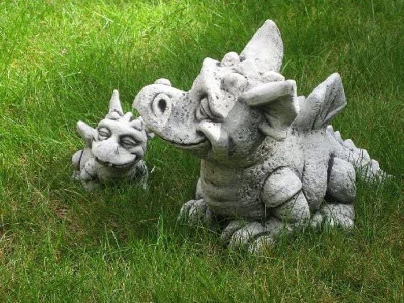 dragon with wings clay dragon pumpkin figurine Cute little dragon statue astrologycal sigh cute dragon miniature dragon