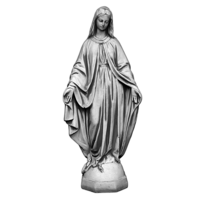 Religious Decoration Concrete Mary Mother of God Concrete Statue Of Mary Religious Statue Statue For Home And Garden Decor Hand Made