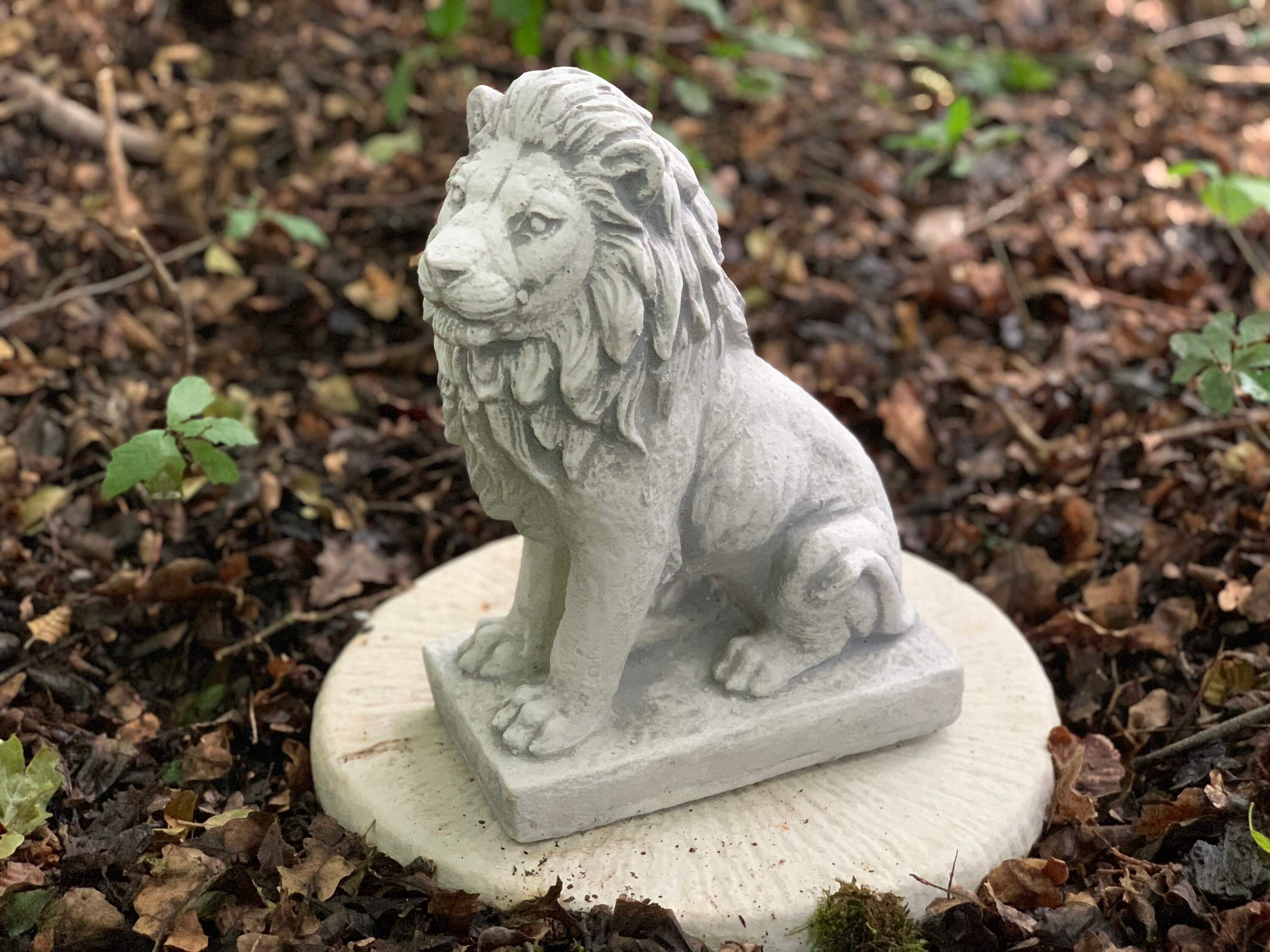 Concrete Lion animal statue garden statue lion wall decor Etsy