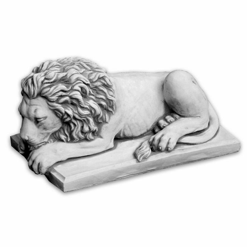 Sleeping Lion Statue lion king garden statue lion statue Etsy