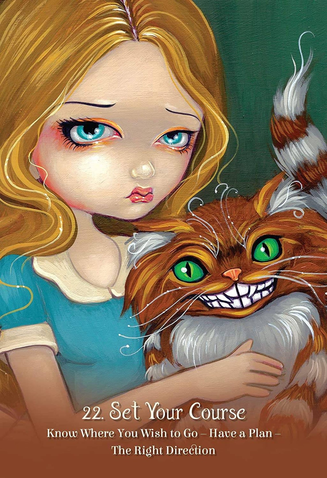 Alice: The Wonderland Oracle Deck 45 Oracle Cards Lucy | Etsy