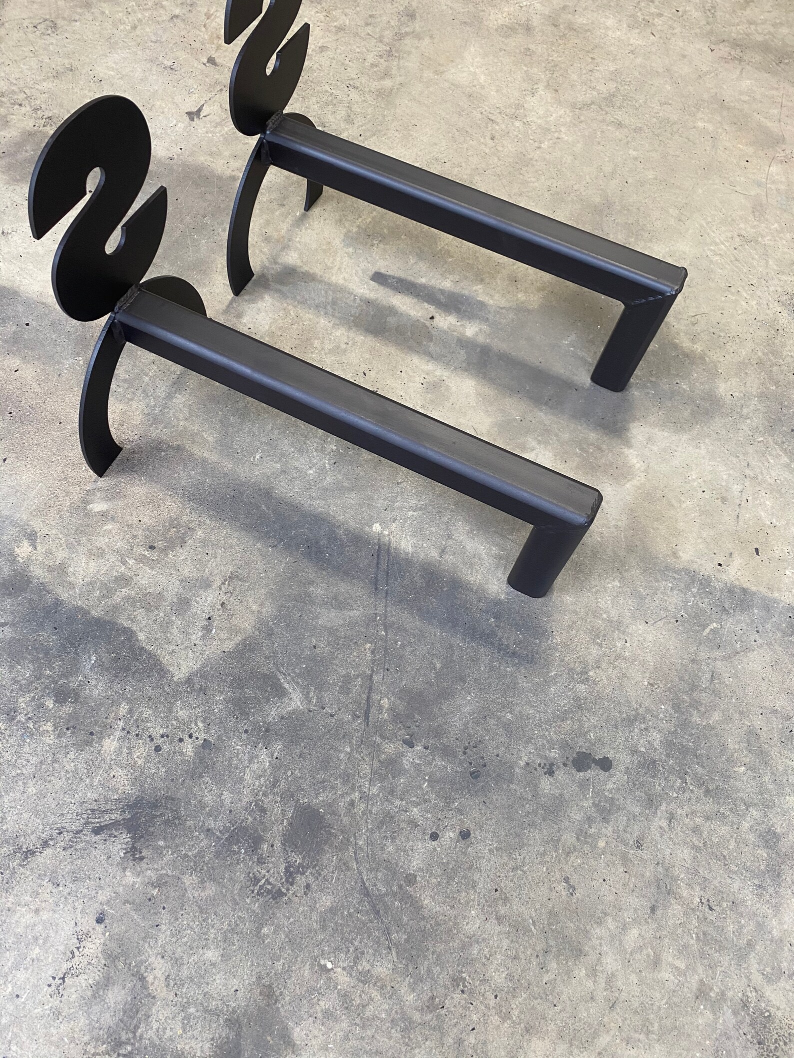 Custom fireplace Andirons Etsy