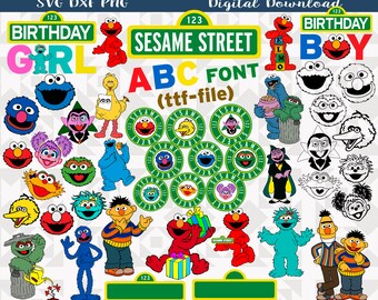 Download Sesame Street Svg Etsy