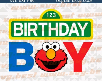 Download Elmo Birthday Svg Etsy