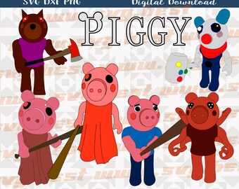 Png Piggy Roblox Game Gaming Character..instant DOWNLOAD.. -  Israel