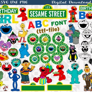Download Sesame Street Svg Etsy