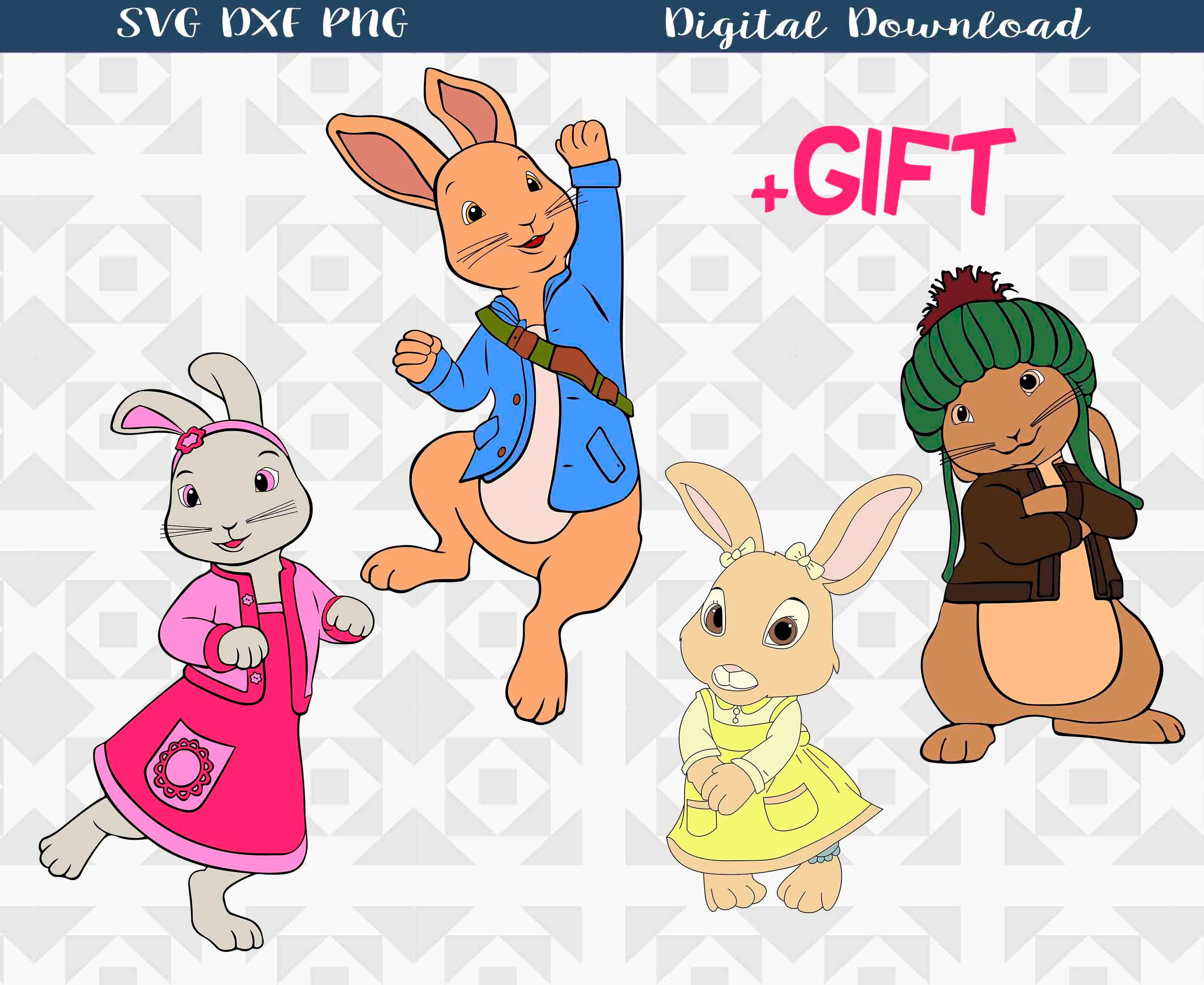 Rabbit Squad SVG: T-shirt Design Vector Files (digital Download) - Etsy