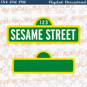 Download Sesame Street Birthday Svg Etsy