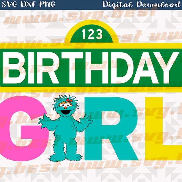 Birthday girl svg, The best quality design for you, Vector files. Digital download. Svg, dxf and png files, clipart bundle, N75