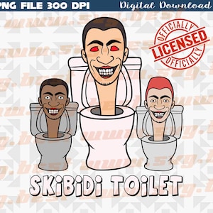 Skibidi toilet Svg png files | The best quality design for you | Designs for t-shirt | Vector files | Digital download