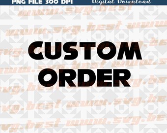Custom Image & Text Design: Vector Files (Digital Download)