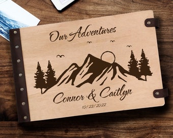 Ornaments Rustic Wood Guest book Custom Engraved Guest book Wooden Love Guestbook Yin Yang Symbol Guest Book Wedding Wooden Guest Book