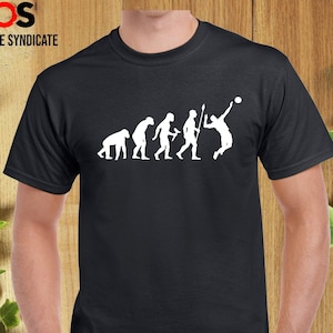 Volleyball Evolution T-shirt Volleyball Players Best Presents Gift For Volleyball Court Boys Girls Unisex Tshirts