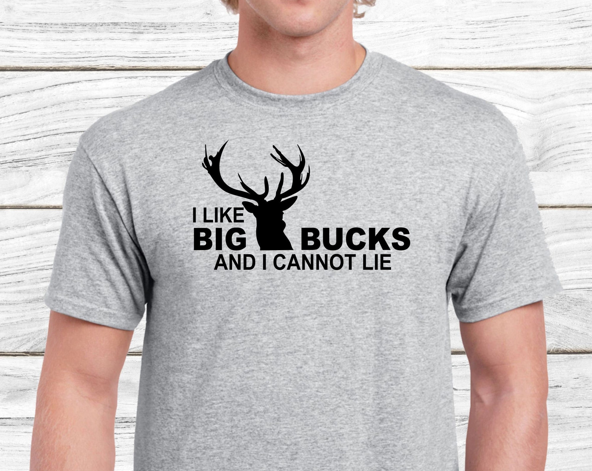 Discover Rude Hunting T-shirt Deer Hunting Hunter Shirt Mens Funny Shirt I Like Big Bucks and I Cannot Lie Christmas Gift