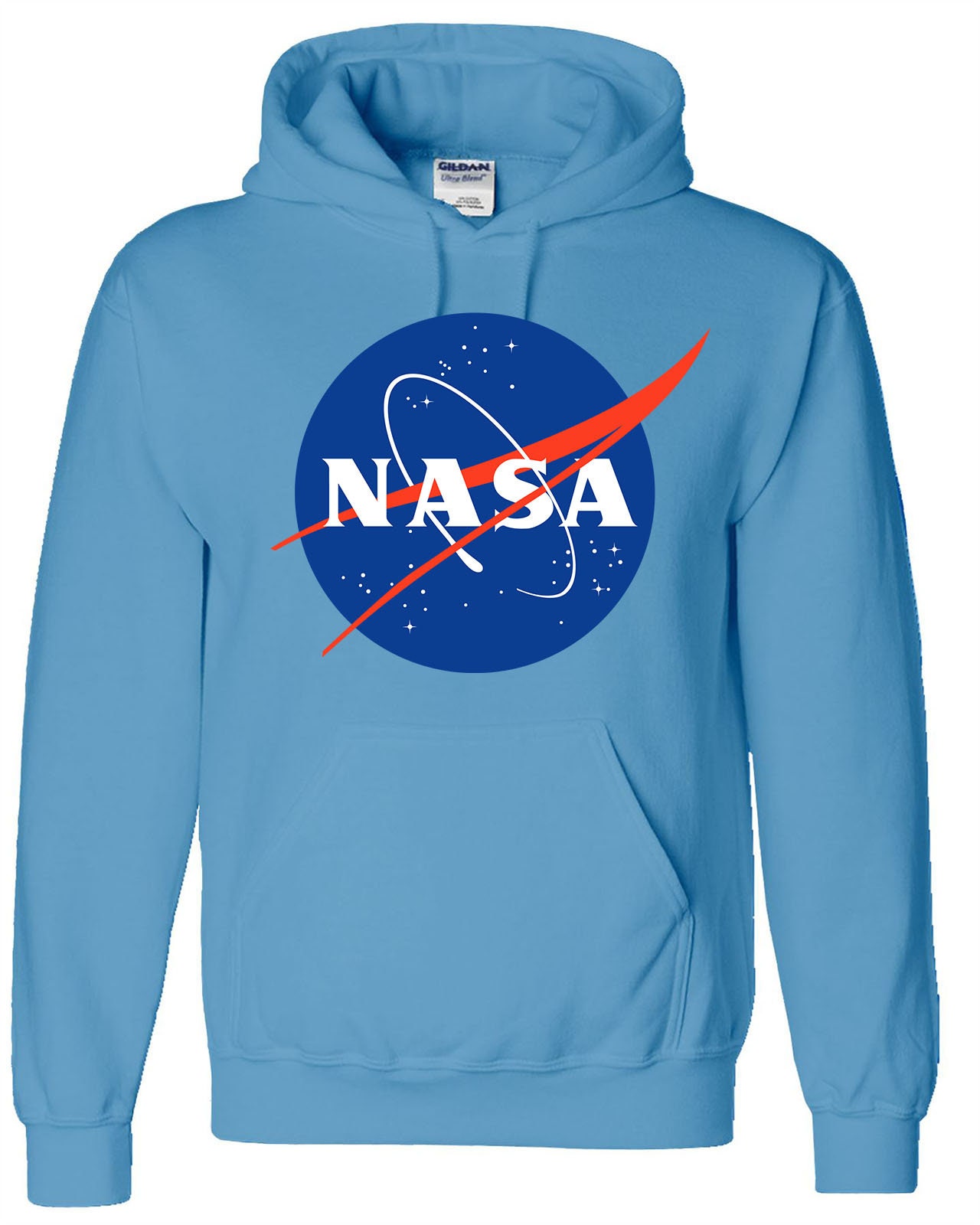 nasa hoodie weiß