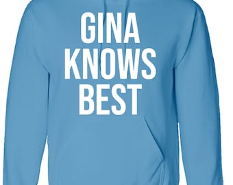 Personalised Any Name Knows Best Hoodie