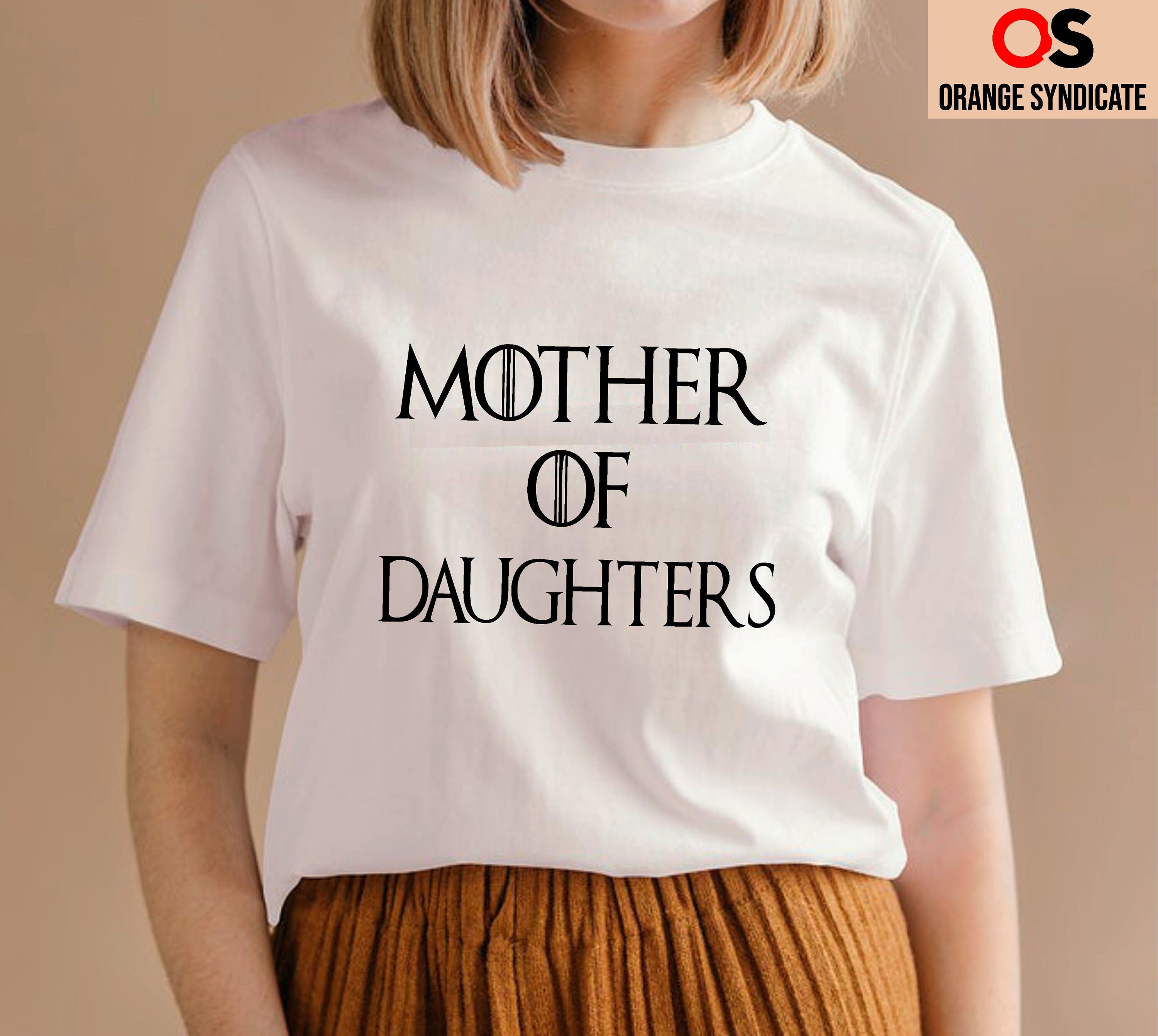 MOTHER OF DAUGHTERS Tshirt Funny Cool Mom Lovely Gift Awesome Etsy