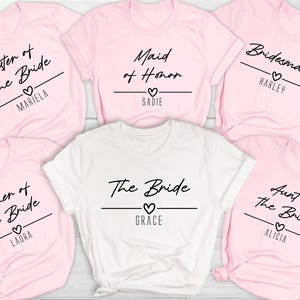 Personalised Hen Party T Shirts, Team Bride T Shirt, Hen Party Shirts, Bachelorette Party Shirts, Bachelorette Shirts, Hen Night Tees