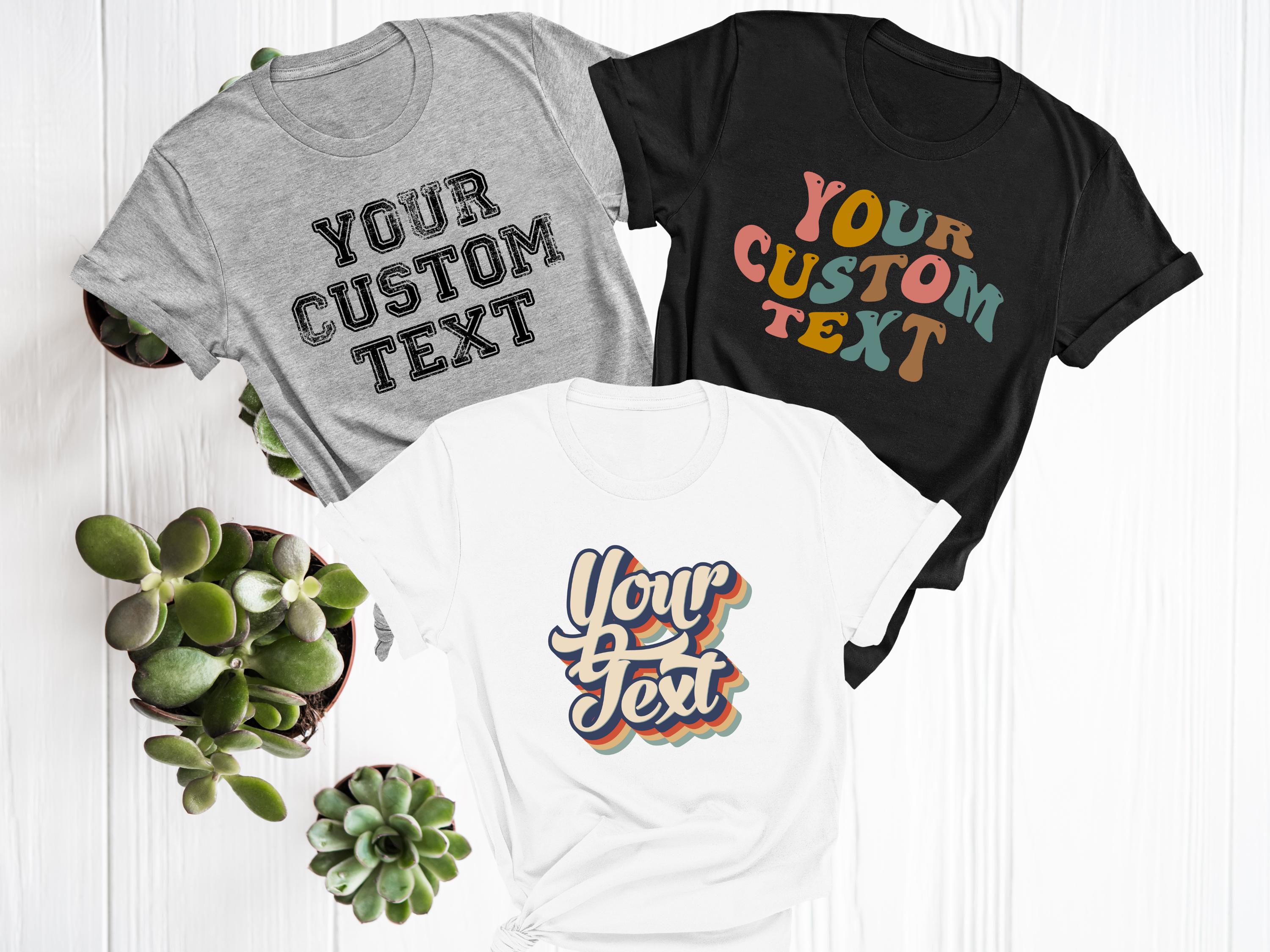 Text T Shirt - Etsy UK