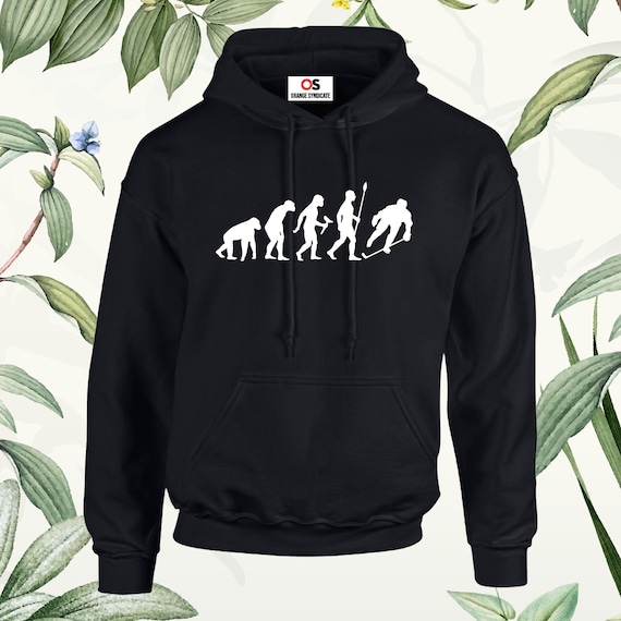 Evolution of Ice Hockey Hoodie: Funny Unisex Tops